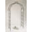 43'' W x 15'' D Metal Arbor in Brown