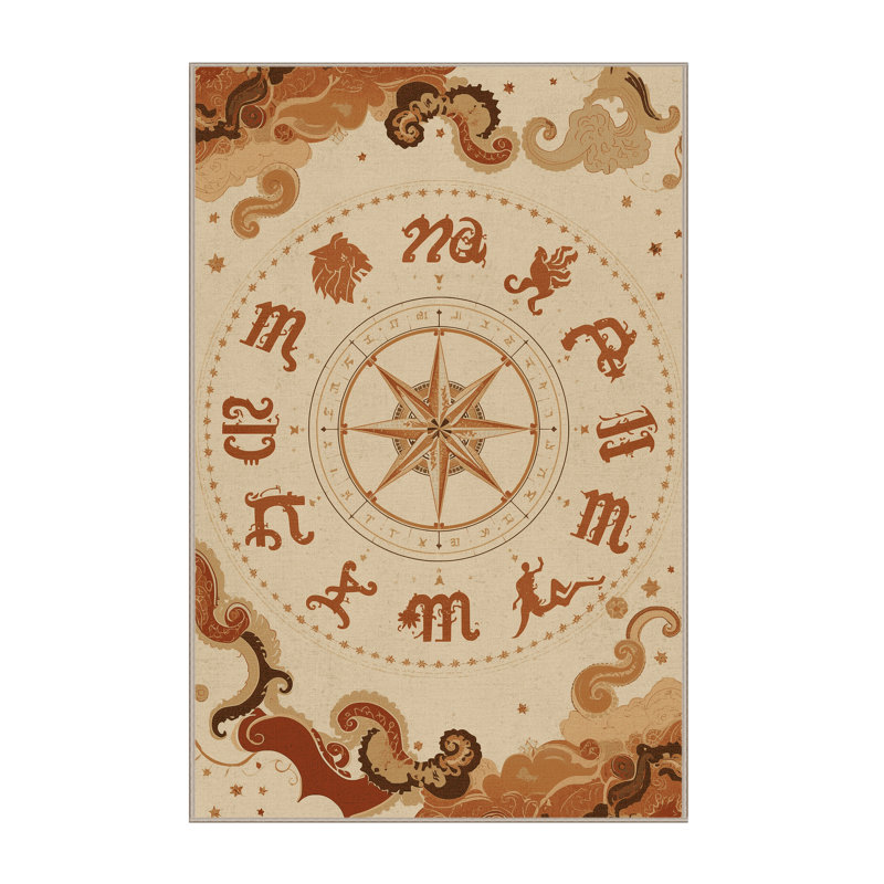 Machine Washable Pavlo Classic Oriental Rug in Beige – Beige Binding, 2 x 4