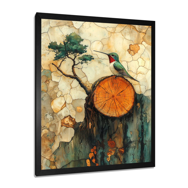 Gherardo - animaux, art mural, Reproduction encadrée d'une seule photo, H 44 po x l 34 po, Noir, noir, noir, noir