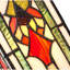 19cm H Glass Square Pendant Shade ( Screw On )