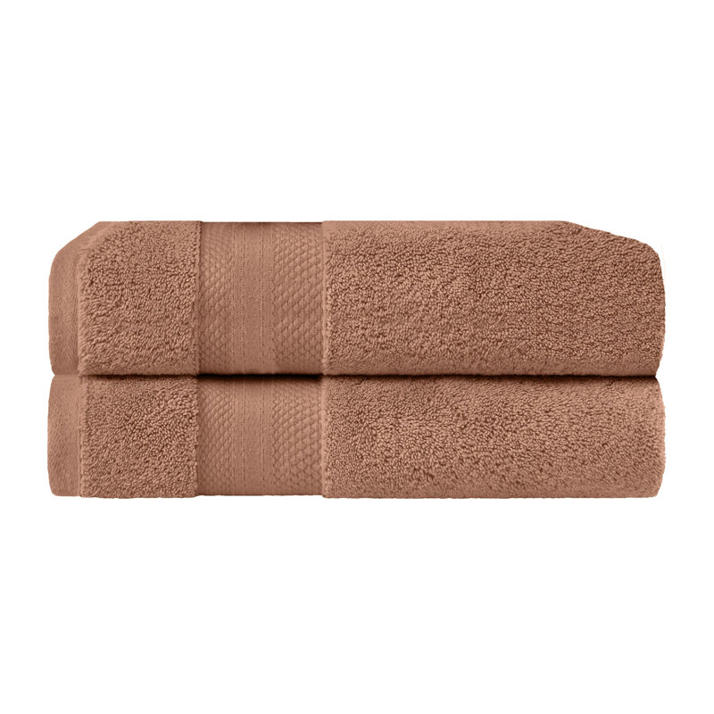 Finnian Plush Heavyweight, 100% Turkish Towel Collection, Taupe, Bath Towels - 2 Pack