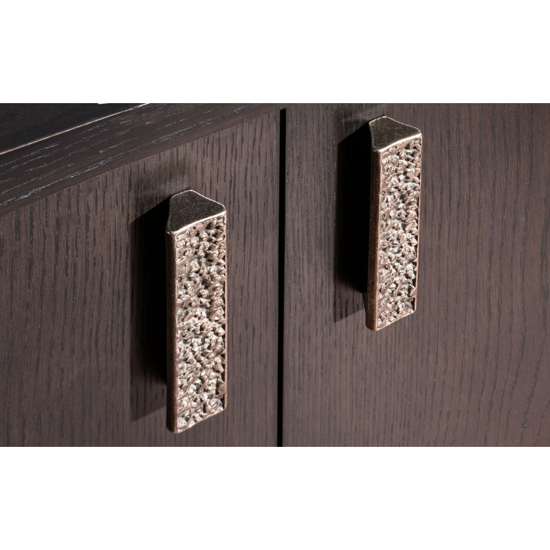Trousdale Novelty Pull, White Bronze Medium