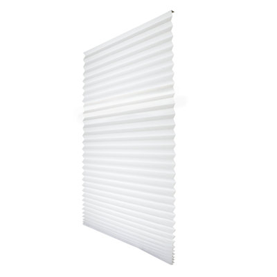 Store plissé blanc obscurcissant