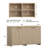  55' Sideboard With Fluted Door