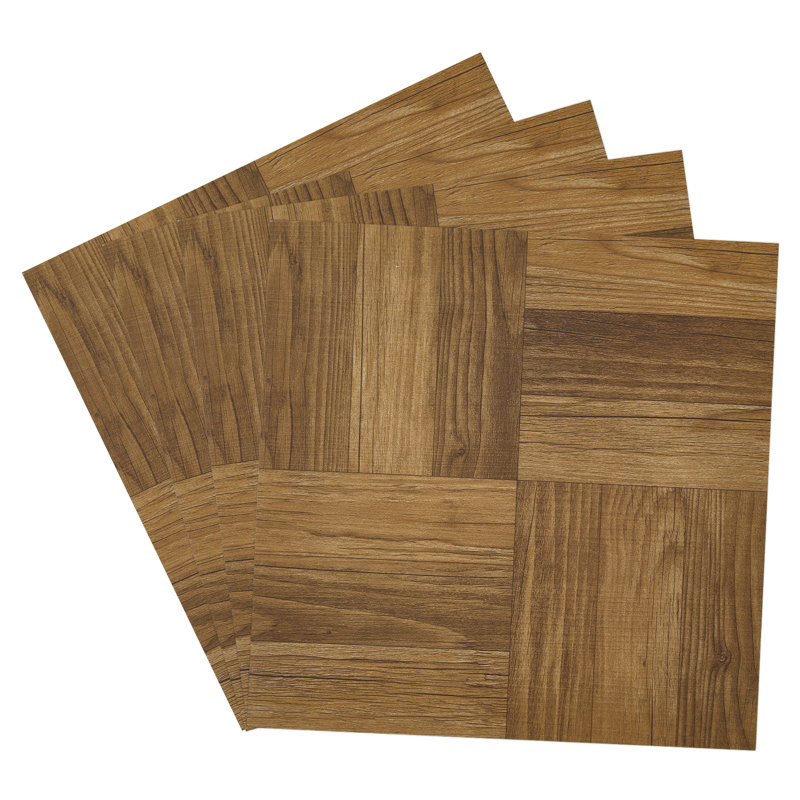 30Pcs Self-adhesive PVC Parquet Flooring Tiles Set, Oak