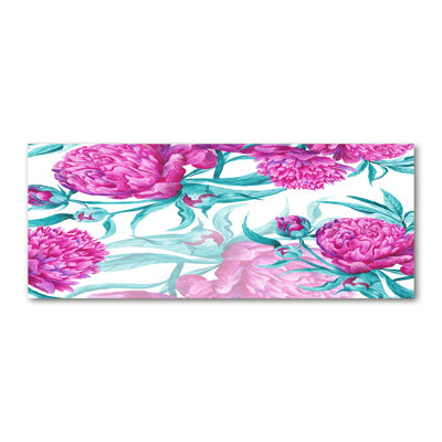 Pink Peonies - Wrapped Canvas Print