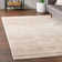 Tapis rayé ivoire Hulsey