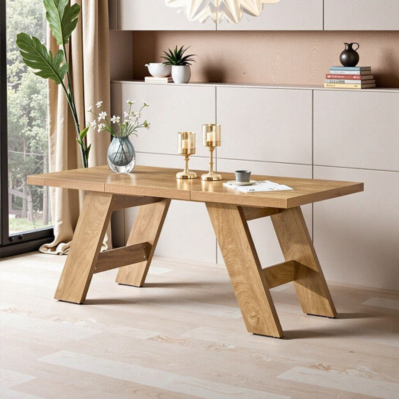 Table de salle à manger Modern, Bois naturel