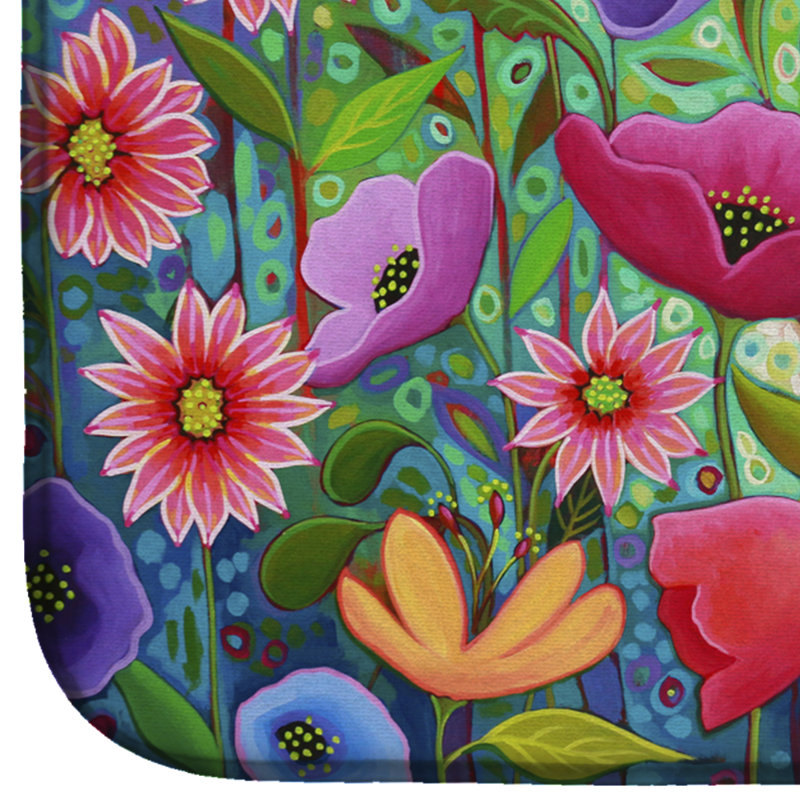 Tapis de séchage Enchanted Garden Flowers