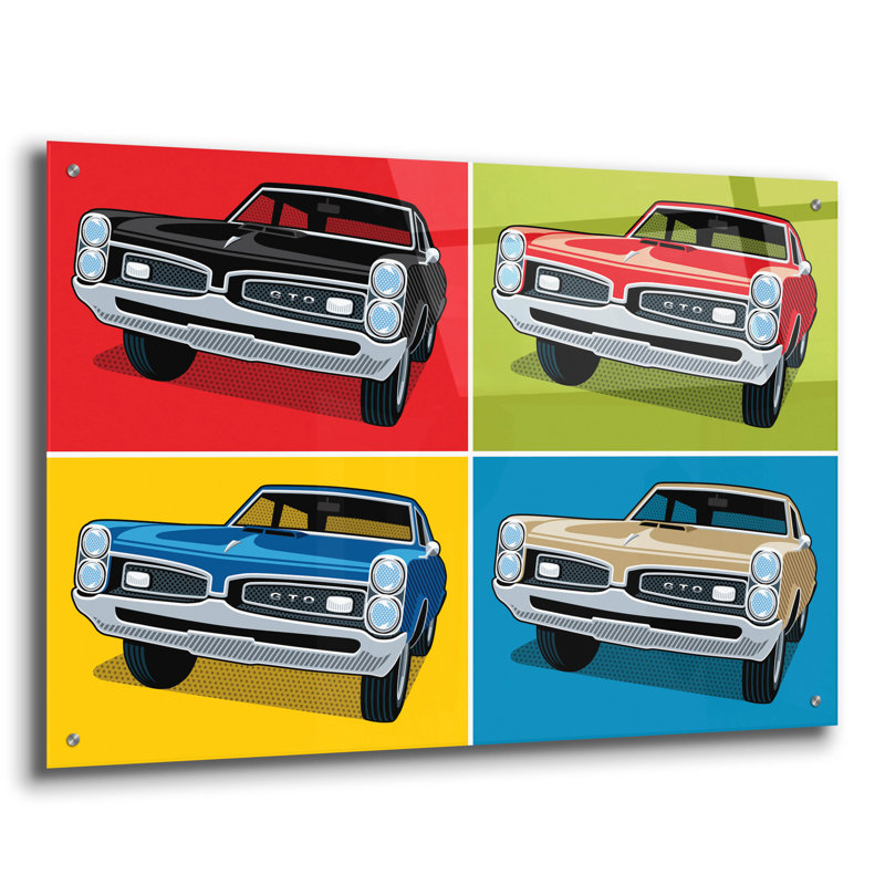 «Voiture classique GTO» par Ron Magnes, H 24 po x l 36 po x P 0,2 po