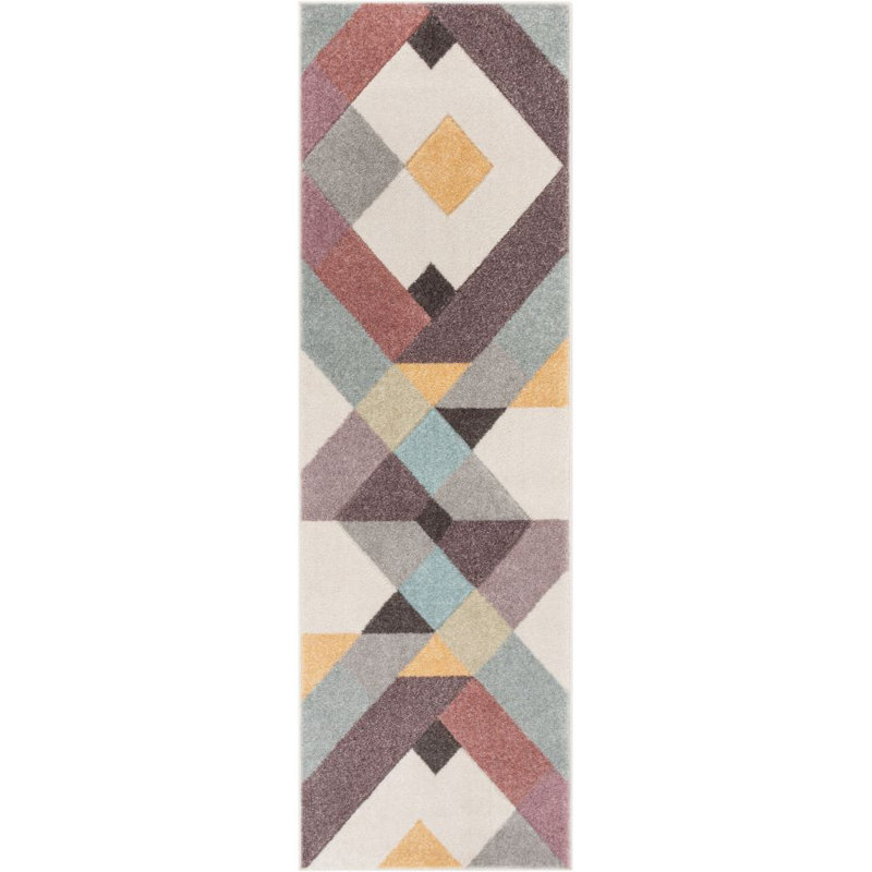 Whoa! Abstract Synthetic Area Rug, Runner 67 x 220cm