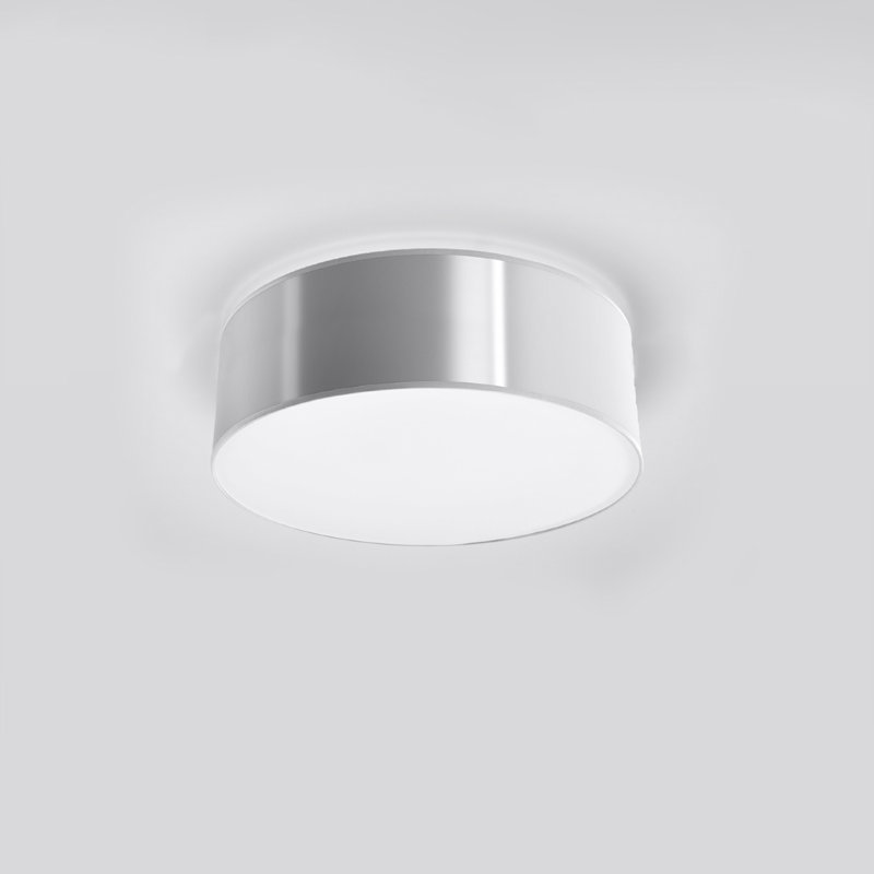 Floreat Flush Mount, Grey, 11cm H x 25cm W