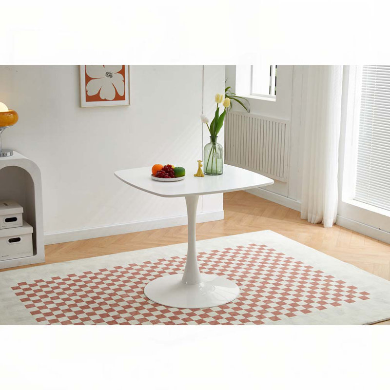 31.5" Dining Table, White, 28.93" H x 31.5" W x 31.5" D, White