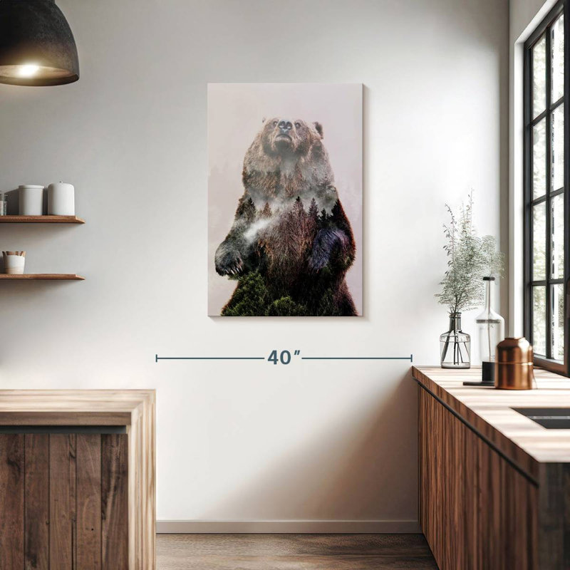 Brampt Forest Pines Bear, 36" H x 24" W