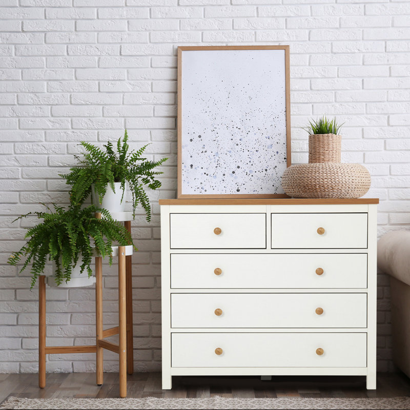 Commode 5 tiroirs l 33,86 po Fonza