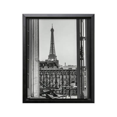 Eiffel Tower View from Balcony