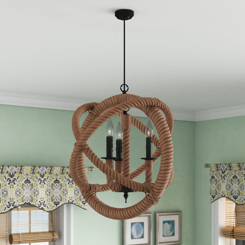 Lipford 3 - Light Globe Chandelier