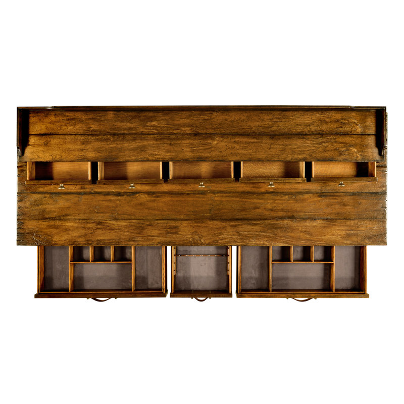 Casually Country 72'' W Solid Wood Buffet, Country Farmhouse Walnut