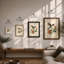 Hummingbird and Bloom Botanical - Framed Print-402918424-402918426