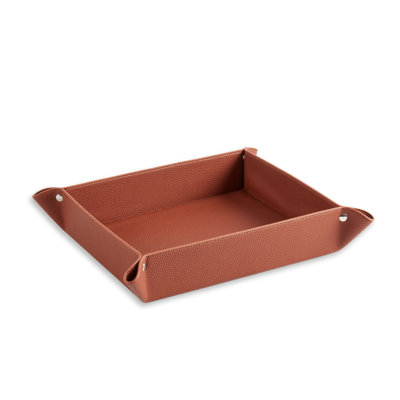 Plateau en cuir Elisea