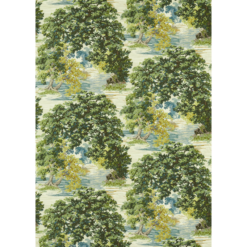 Ancient Canopy Fabric, Sap Green
