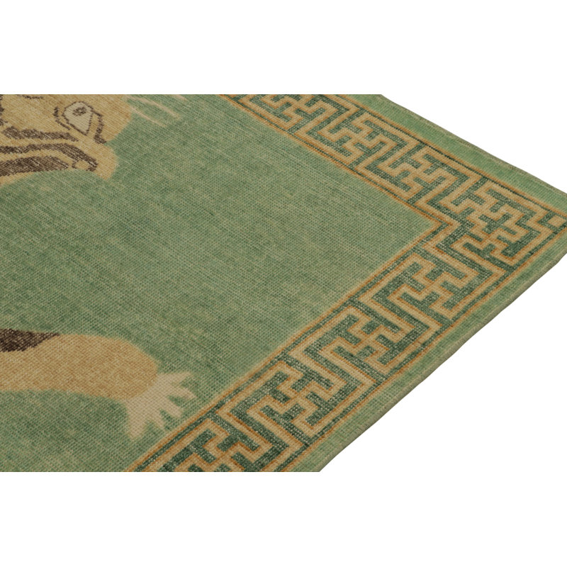 Distressed Homage Animal Print Area Rug, Runner 3' x 8'