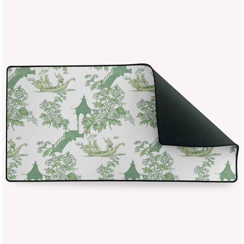 Grand coussin de bureau Marian, Vert