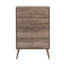 Commode à 4 tiroirs de 26,5 po de largeur Breux-1522145082