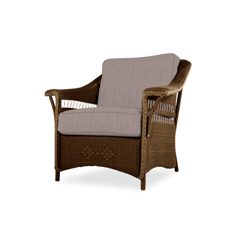 Nantucket Outdoor Lounge Chair, Fife Fog, White