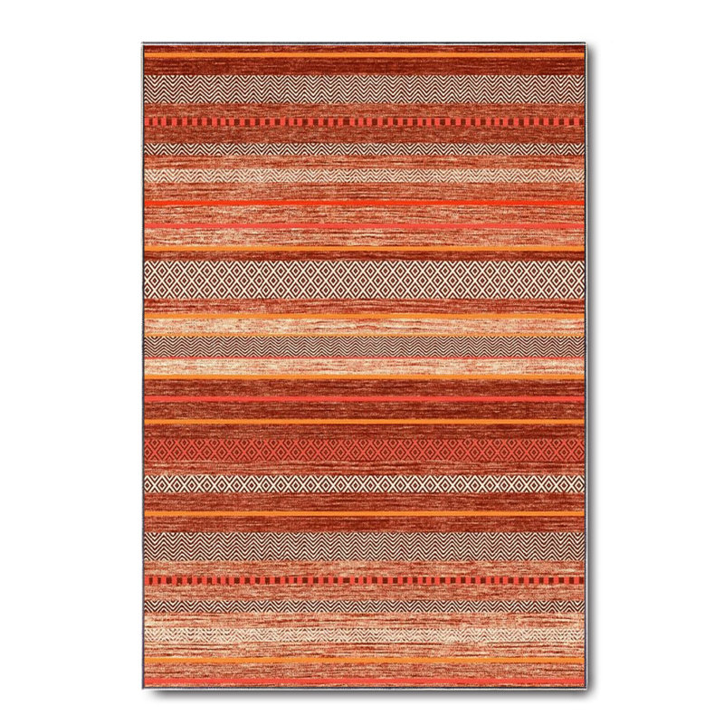 Tapis en coton Karley, Rectangle 6 pi 7 po x 7 pi 3 po