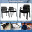 Chaise de salle d'attente 23 po empilable