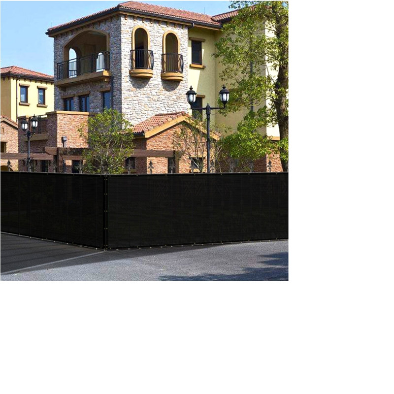 Orion 5 ft. x 50 ft. Black Privacy Screen Fence