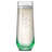 JoyJolt Hue Colored Stemless Champagne Flute Glasses, 9.4oz