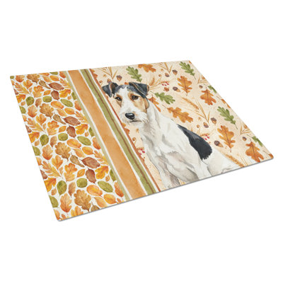 Planche à découper en verre Smooth Fox Terrier
