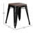 Alsadig 18" Table Height Indoor Stackable Metal Stool with Wood Seat-1562963780