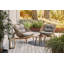 Strington Teak Patio Chair with Cushions