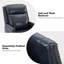 Fauteuil inclinable pivotant en cuir véritable Bronaich (ensemble de 2)-100964880