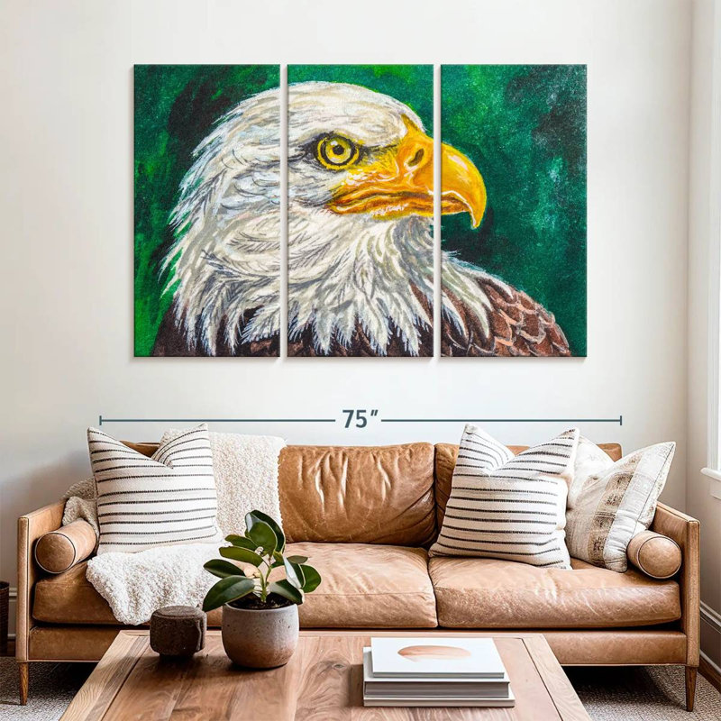 Bald Eagle, 42" H x 65" W
