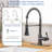 AWZTOO Pull Down Kitchen Faucet-60750634