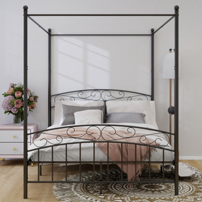 Metal Canopy Bed Frame