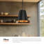 Luminaire suspendu simple 1 lumière Tindra-66310728-66310729