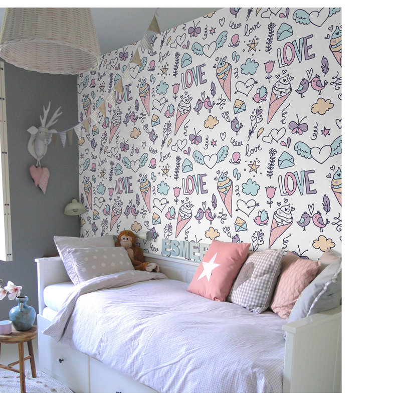 Cassil 2.5m x 2.5m Matte Wallpaper Roll, 312 x 219cm