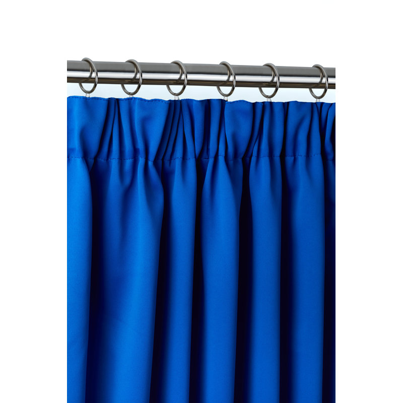 Cozine Blackout Curtain, 168 W x 183 D cm, Blue