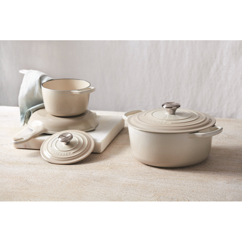 Le Creuset Enameled Cast Iron Skillet, Flame