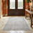  Washable Non-Slip Rug - Brown Striped Area Rug for Living Room, Bedroom, Dining Room, and Kitchen-114442223