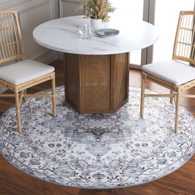 Tapis oriental performance lavable à la machine Mikali