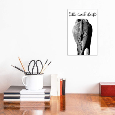 Elephant Bum by Danita Delimont - Wrapped Canvas Print