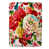 Floral rouge clair / blanc / rose