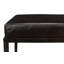 Duke Ridged Leather Bench