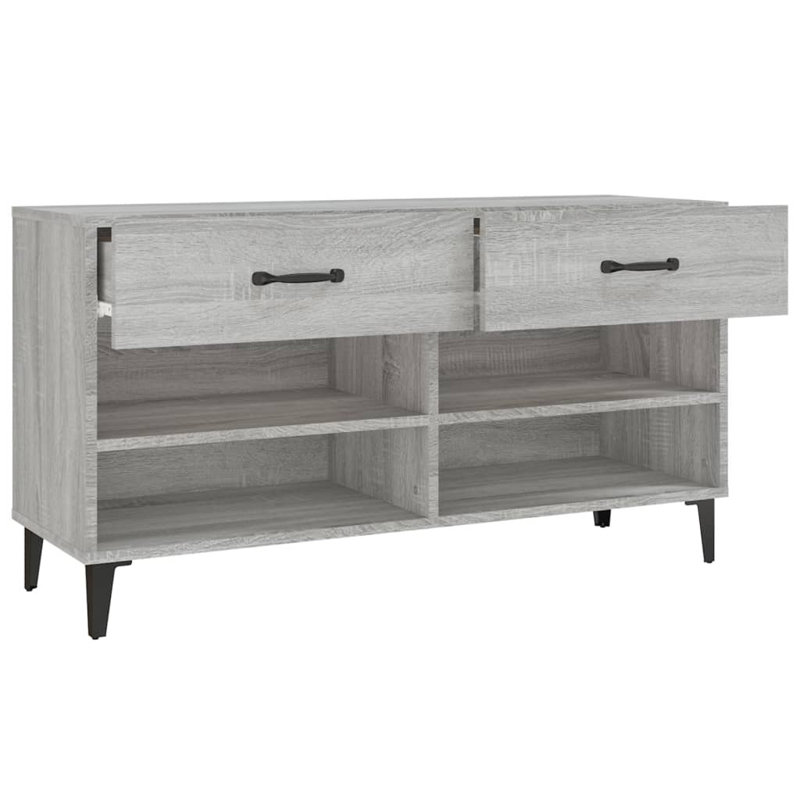 8 Pair Shoe Storage, Grey